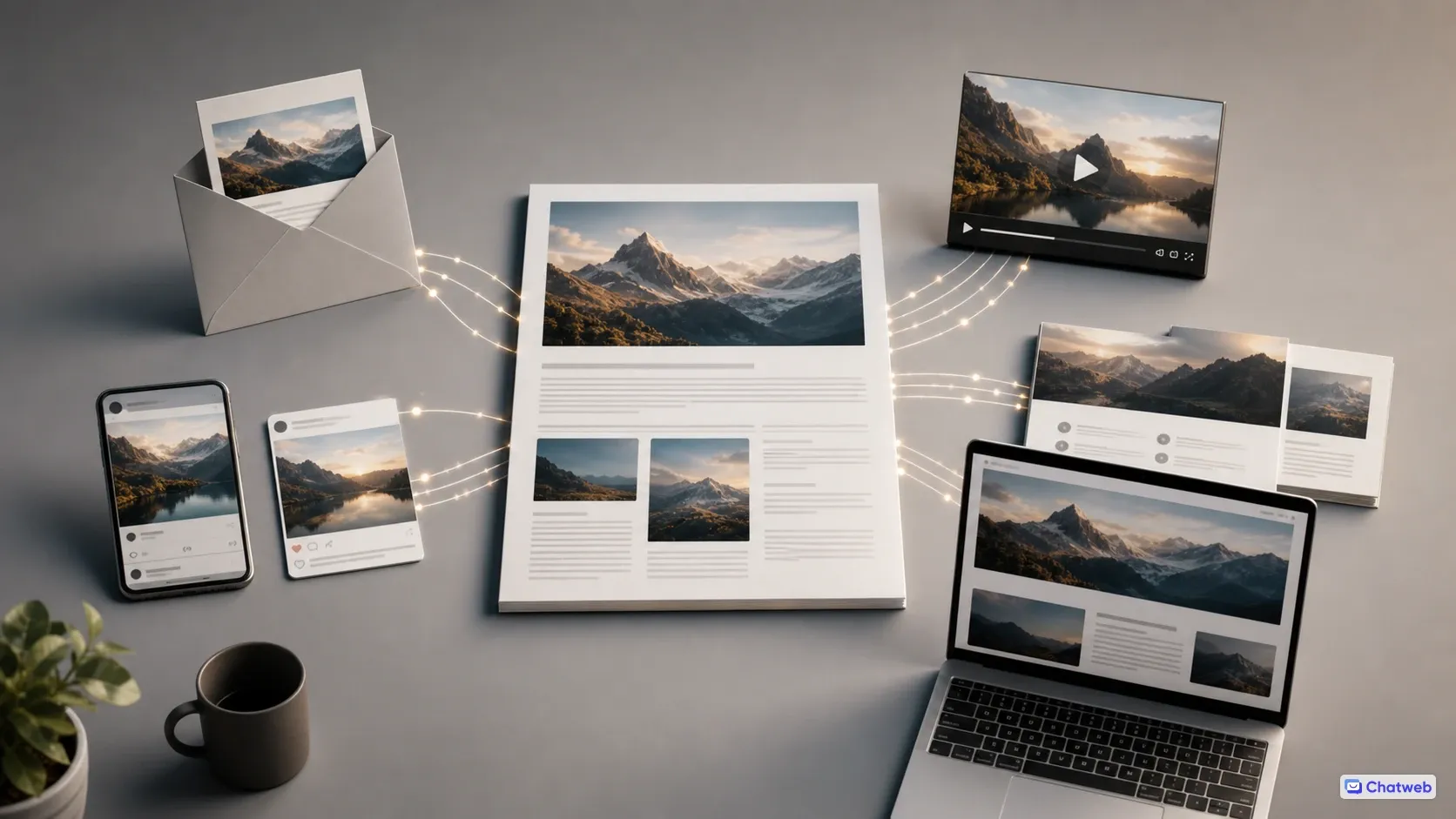 Content repurposing across marketing channels