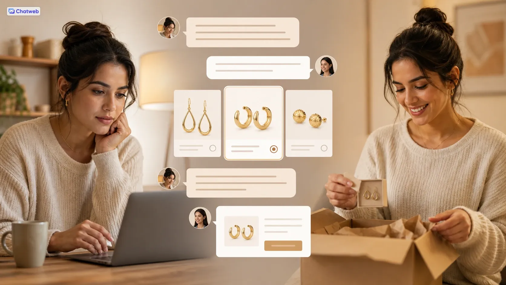 AI-guided product recommendation conversation